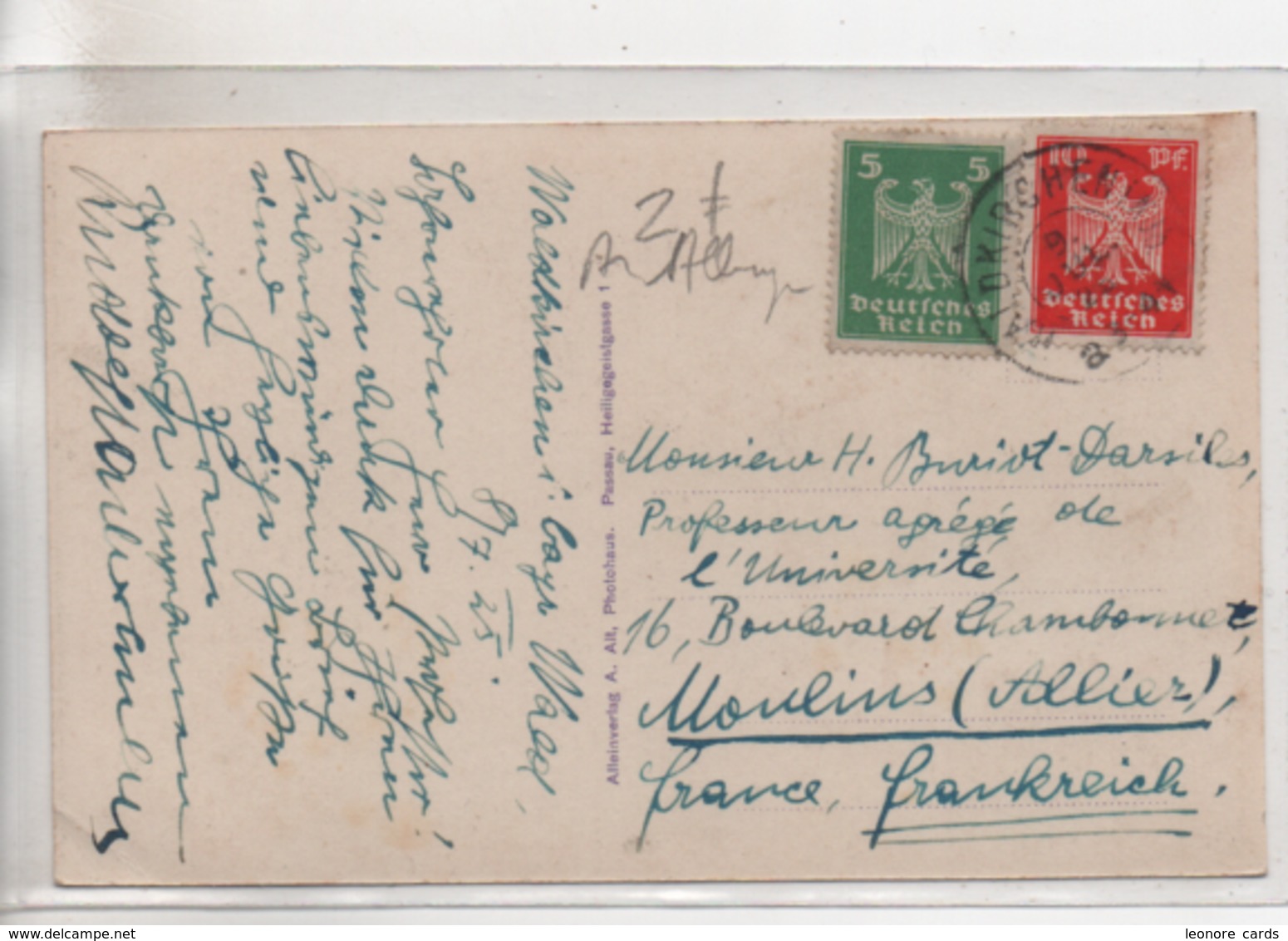 Cpa.Allemagne.Passau.1925 - Passau