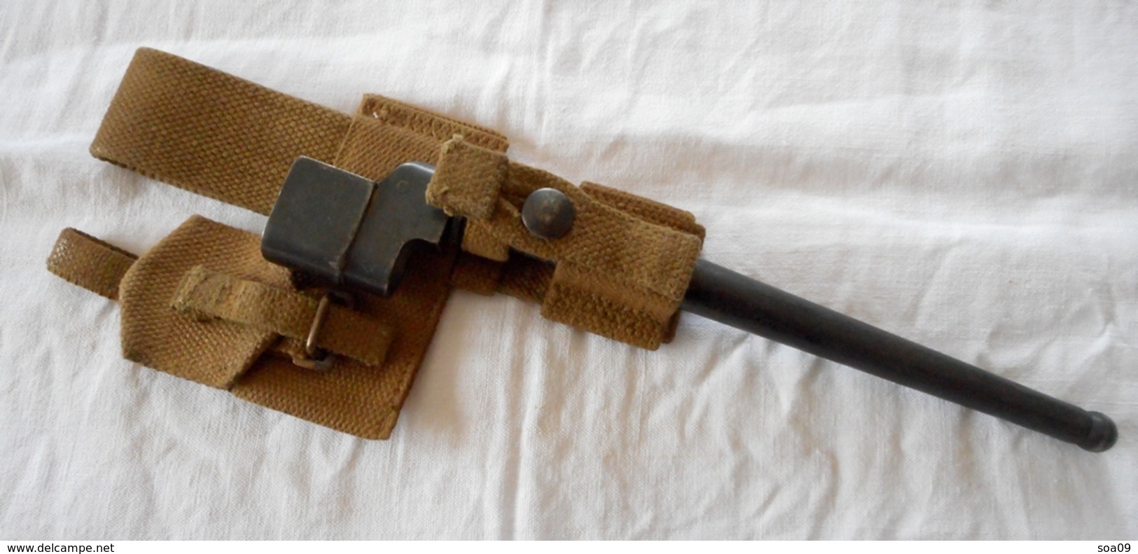 Baïonnette Anglaise N° 4 MKII + Porte Fourreau SAS Paracutistes GB WW2 - Knives/Swords
