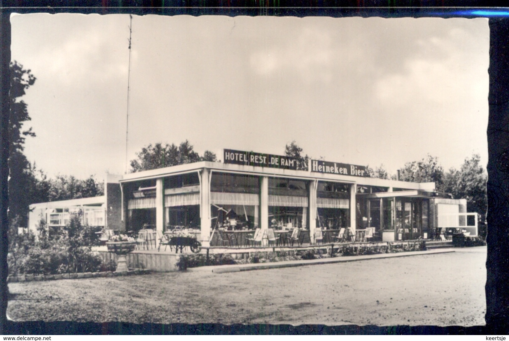 Halsteren - Hotel Cafe De Ram - Heineken Bier - 1955 - Andere & Zonder Classificatie