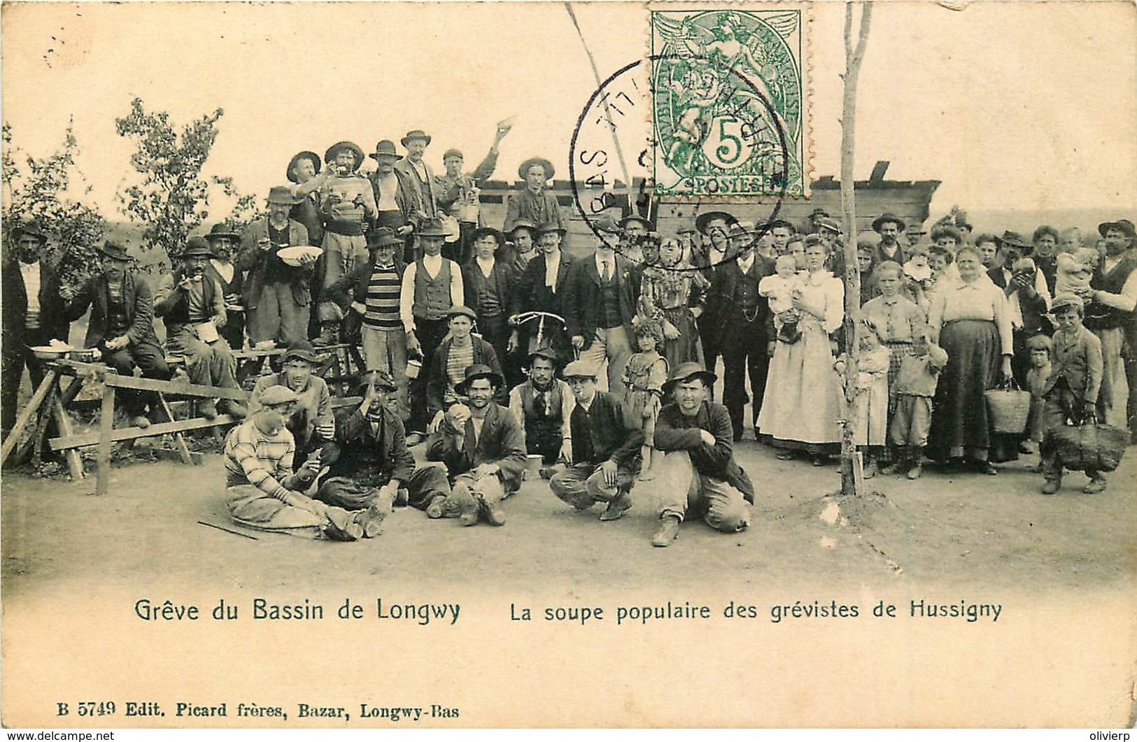 France - 54 - Grève Du Bassin De Longwy - La Soupe Populaire Des Grévistes De Hussigny - Longwy