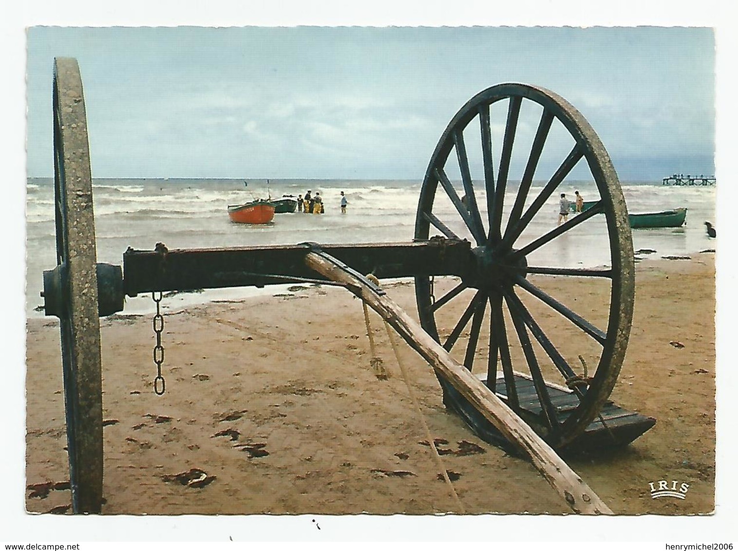 85 St Jean De Monts Chariot Diable Pour Trainer Les Bateaux Sur Le Sable - Saint Jean De Monts