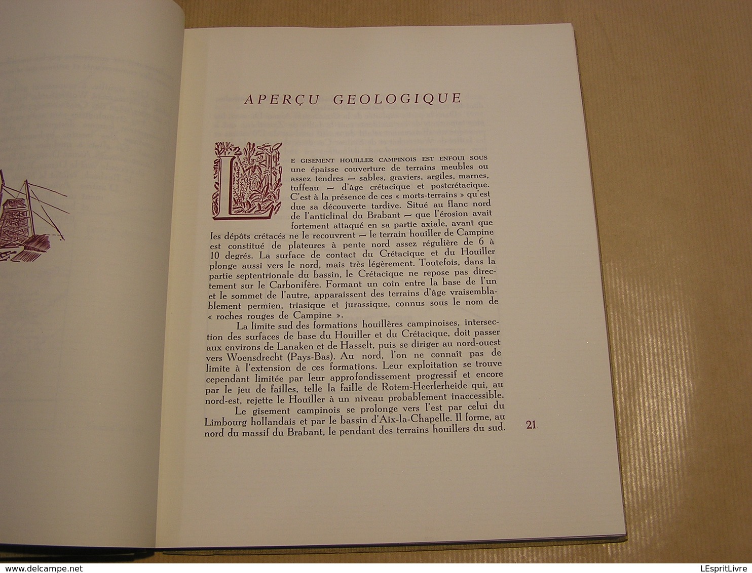 CHARBONNAGES ANDRE DUMONT à WATERSCHEI 1907 1957 Limbourg Régionalisme Charbonnage Mineur Charbon Mine Flandre Campine