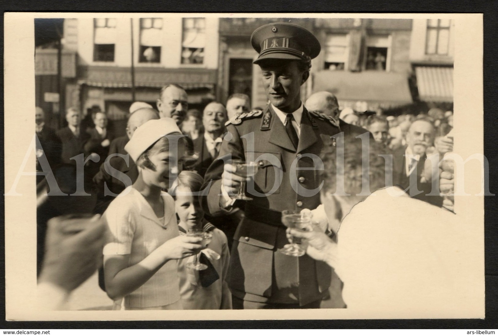 Postcard / Royalty / Belgique / Roi Leopold III / Koning Leopold III / Place Du Jeu De Balle / 1938 / Prince Baudouin - Squares