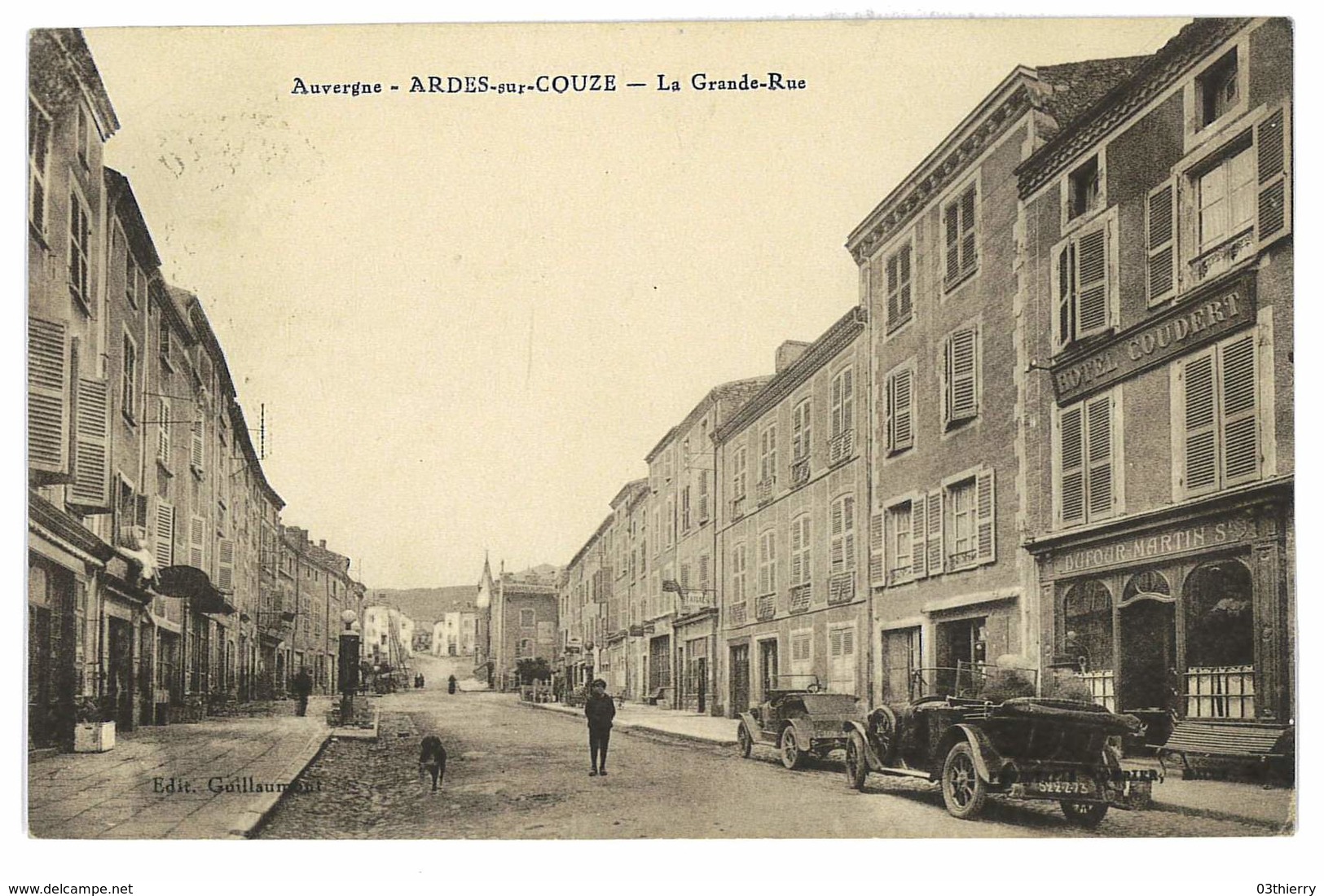 CPA 63 ARDES-SUR-COUZE LA GRANDE RUE - Autres & Non Classés