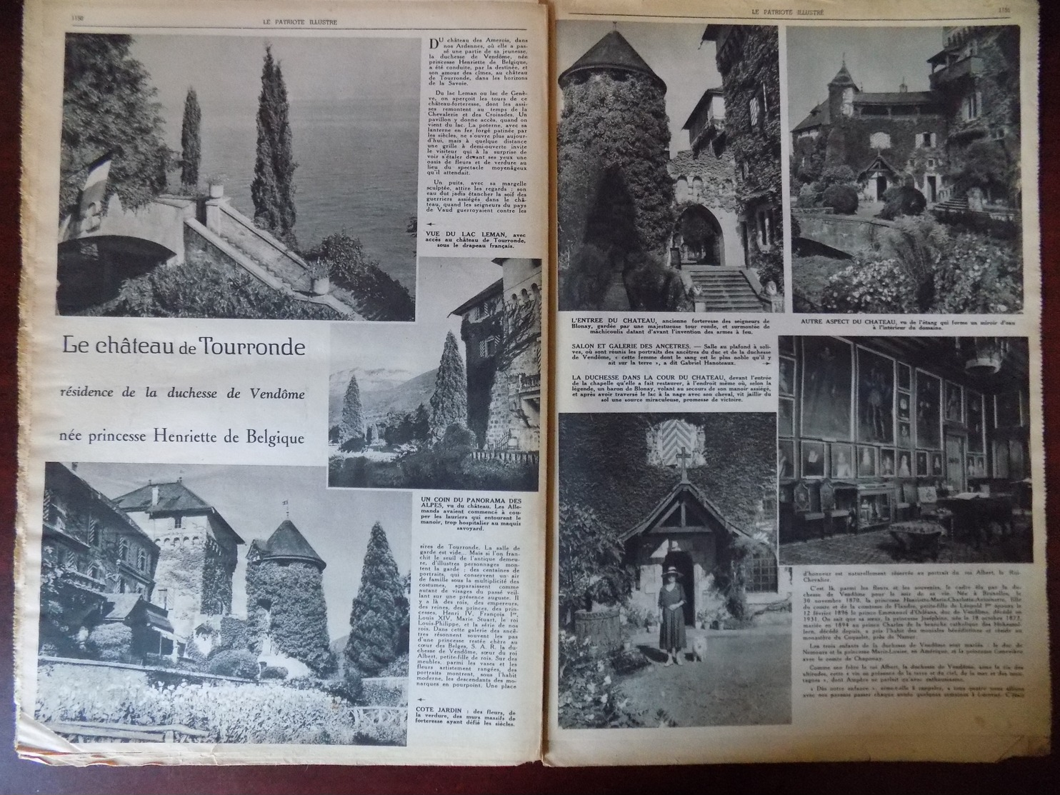 Documentation De Presse // Le Château De Tourronde , Résidence De La Duchesse De Vendôme - Collections