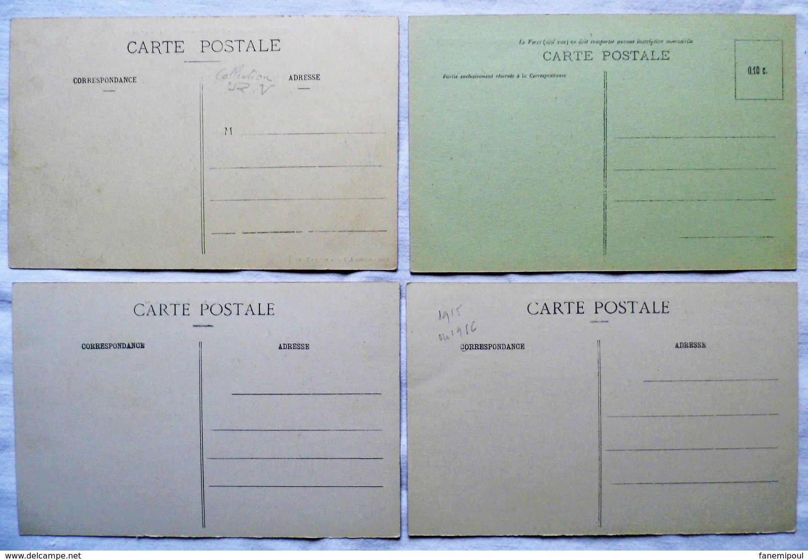 LOT 4 CARTES POSTALES SENAIDE (88) - Other & Unclassified