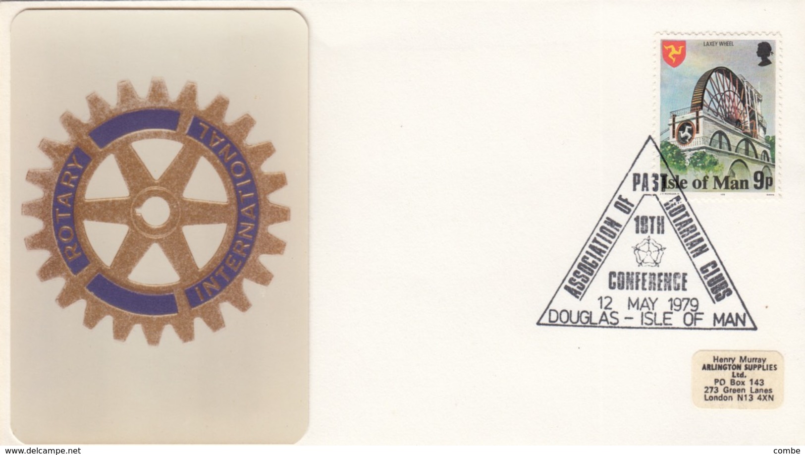 ROTARY.  ISLE OF MAN. FDC. 1979 - Rotary, Lions Club