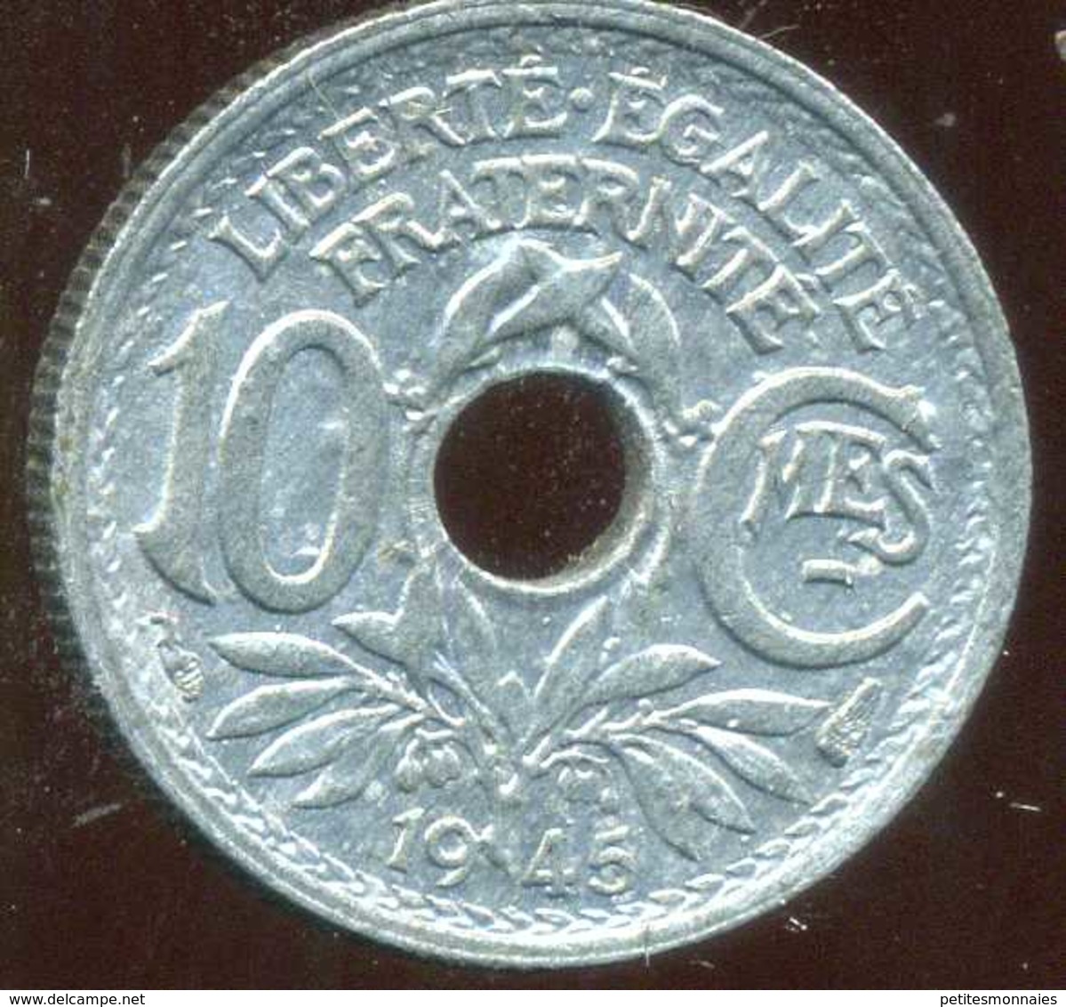 FRANCE  10 Centimes 1945  ( Petit   Module ) ( SUP ) - Autres & Non Classés