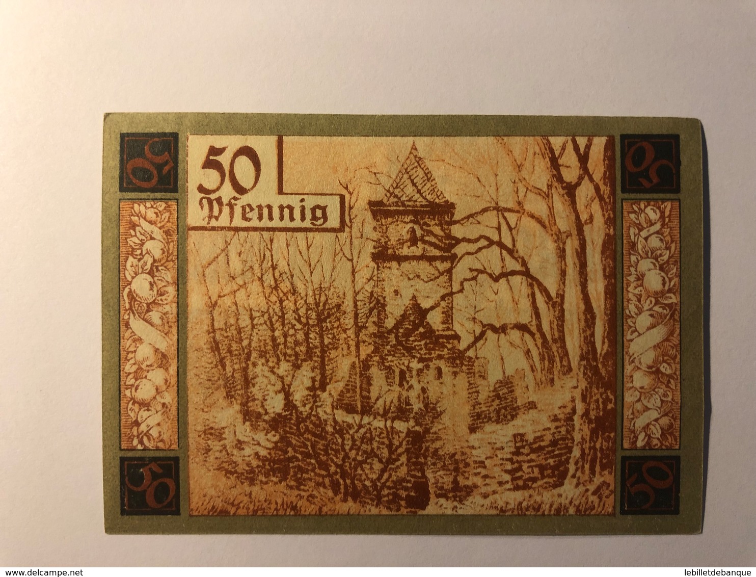 Allemagne Notgeld Allemagne Wunfiedel 50 Pfennig - Collections