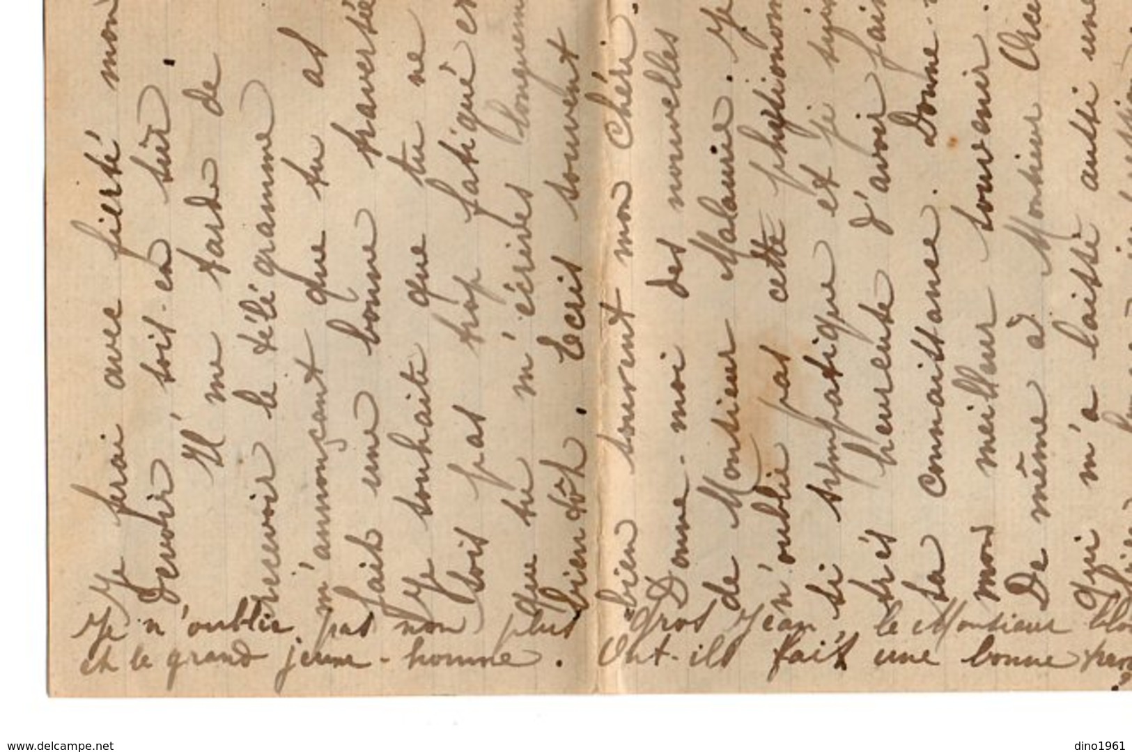 VP13.612 - 1919 - Lettre de Mme L. DUBOIS à VILLENEUVE D'OLMES pour Mr DUBOIS à BATHURST ( Gambie ) - Récit