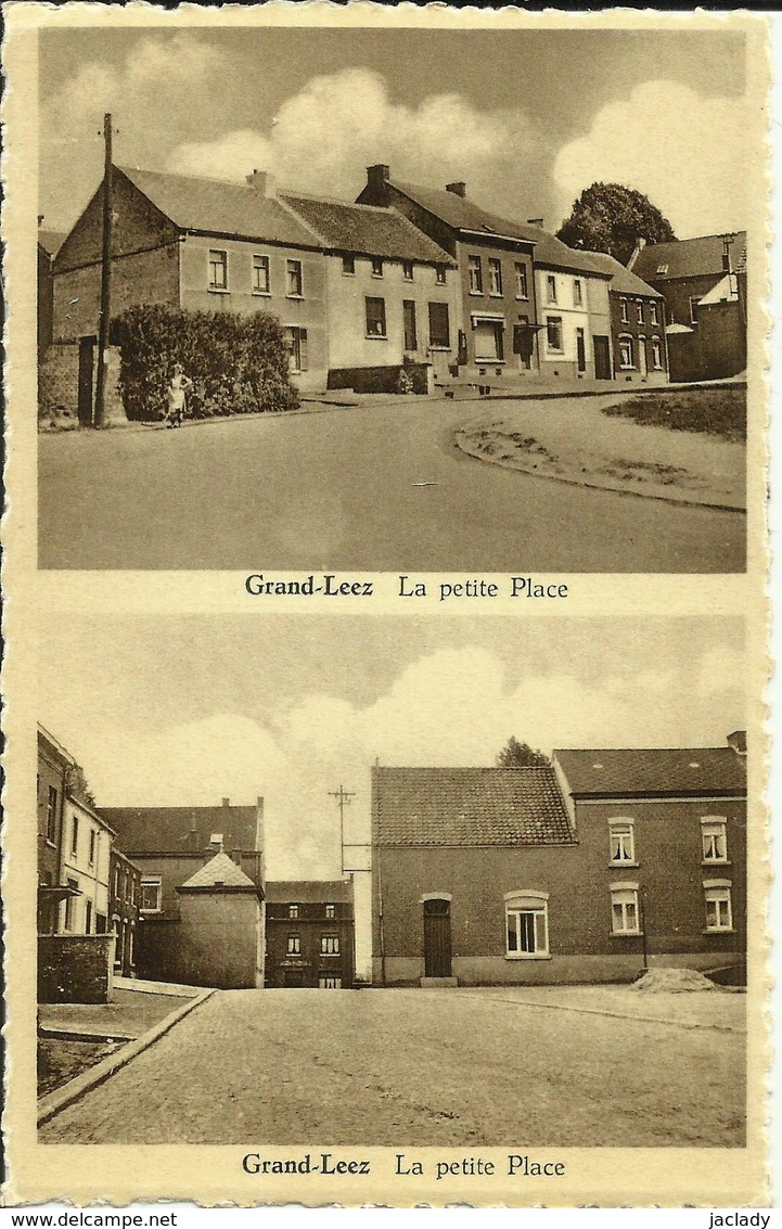 Grand - Leez -- La Petite Place. (1 Carte 2 Vues)  ( 2 Scans ) - Gembloux