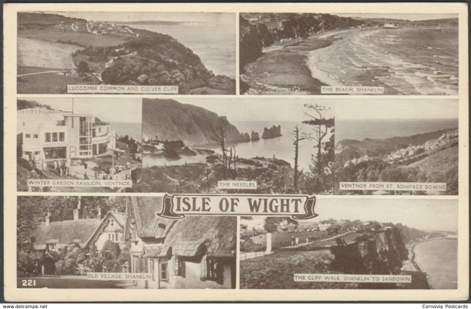 Multiview, Isle Of Wight, 1956 - Postcard - Other & Unclassified