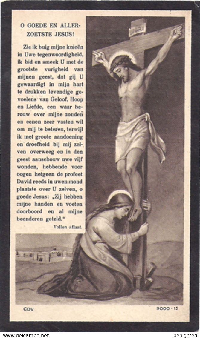 Bidrpent - De Meulder Aloysius-Henri (Antwerpen 1908 - Gent 1930): Dominicaan - Klooster Getreden 1929 - Images Religieuses