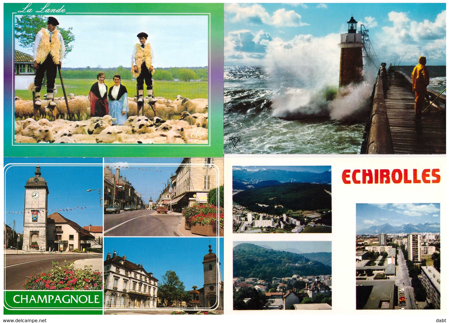 LOT 1020 CARTES POSTALES  principalement France , cartes scannées incluses