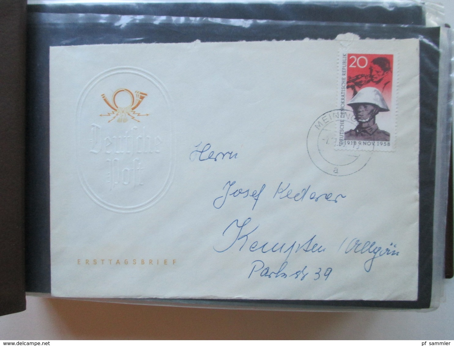 DDR Belegeposten Ab 1960 Eilboten / Einschreiben / Echt Gelaufene FDC Usw. Insgesamt 85 Stk. Etl.Tagesstempel Meiningen - Collections (en Albums)