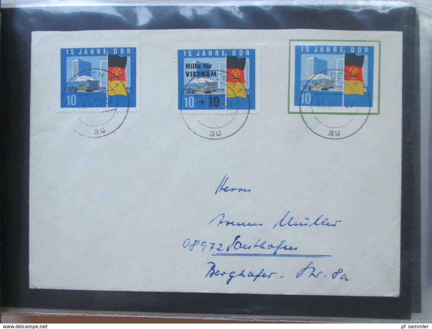 DDR Belegeposten Ab 1960 Eilboten / Einschreiben / Echt Gelaufene FDC Usw. Insgesamt 85 Stk. Etl.Tagesstempel Meiningen - Colecciones (en álbumes)