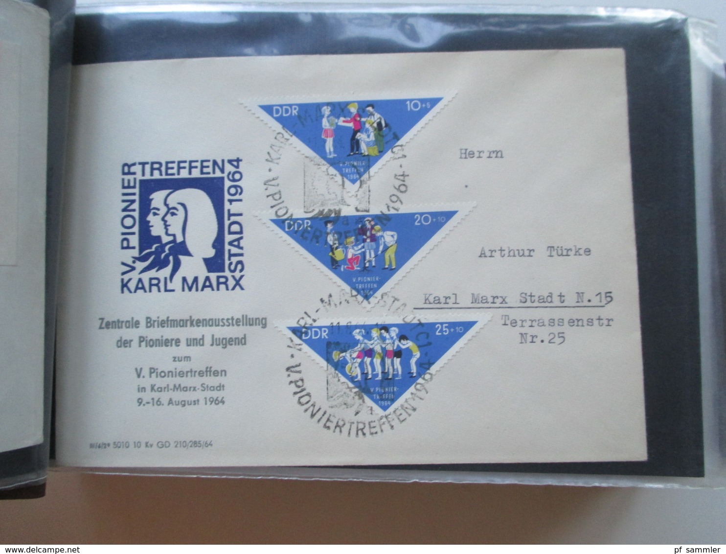 DDR Belegeposten ab 1960 Eilboten / Einschreiben / echt gelaufene FDC usw. insgesamt 85 Stk. etl.Tagesstempel Meiningen