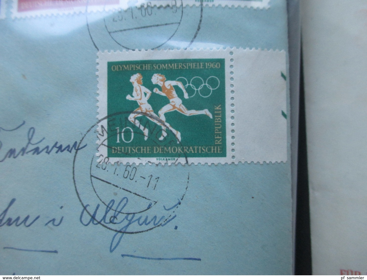 DDR Belegeposten ab 1960 Eilboten / Einschreiben / echt gelaufene FDC usw. insgesamt 85 Stk. etl.Tagesstempel Meiningen