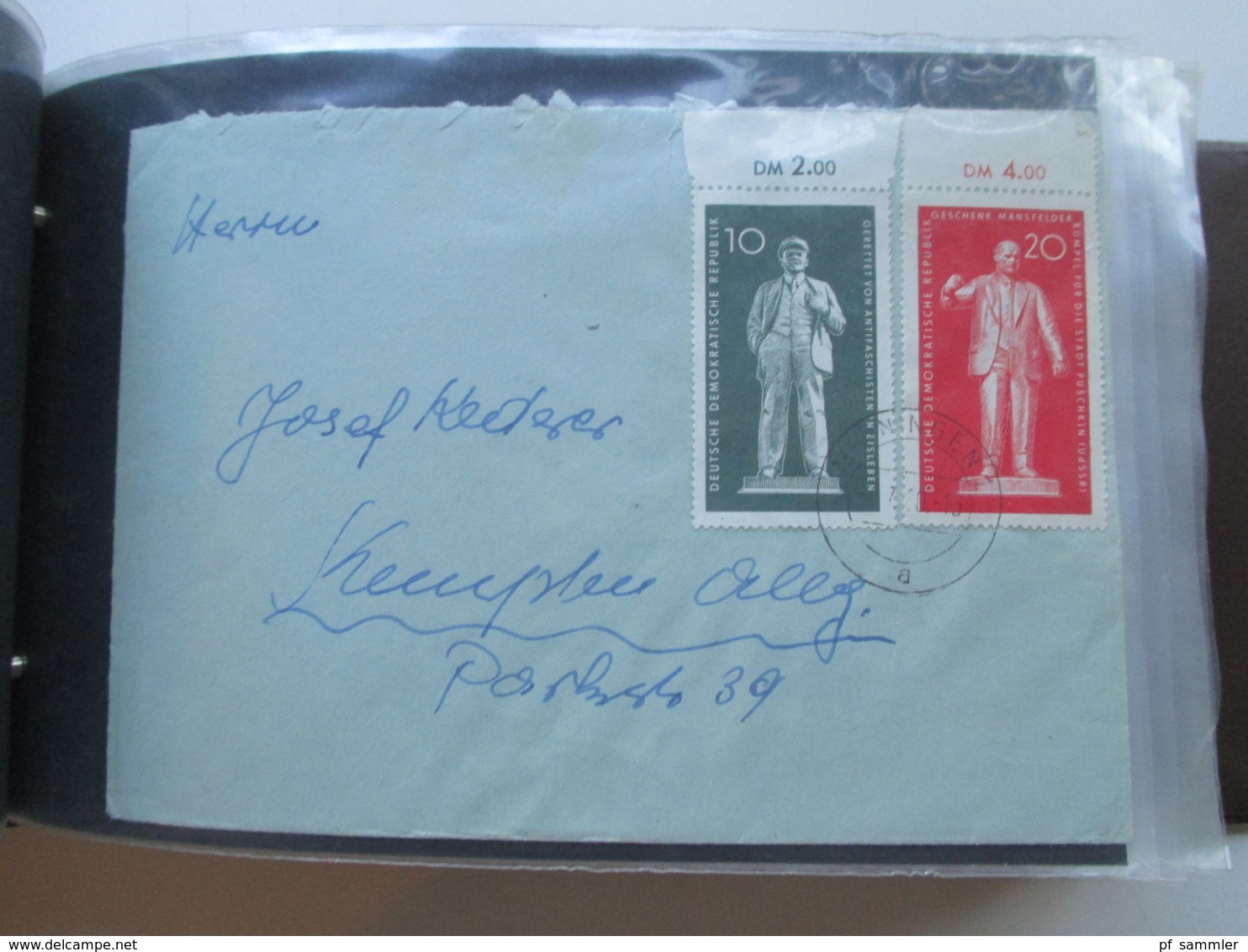 DDR Belegeposten ab 1960 Eilboten / Einschreiben / echt gelaufene FDC usw. insgesamt 85 Stk. etl.Tagesstempel Meiningen