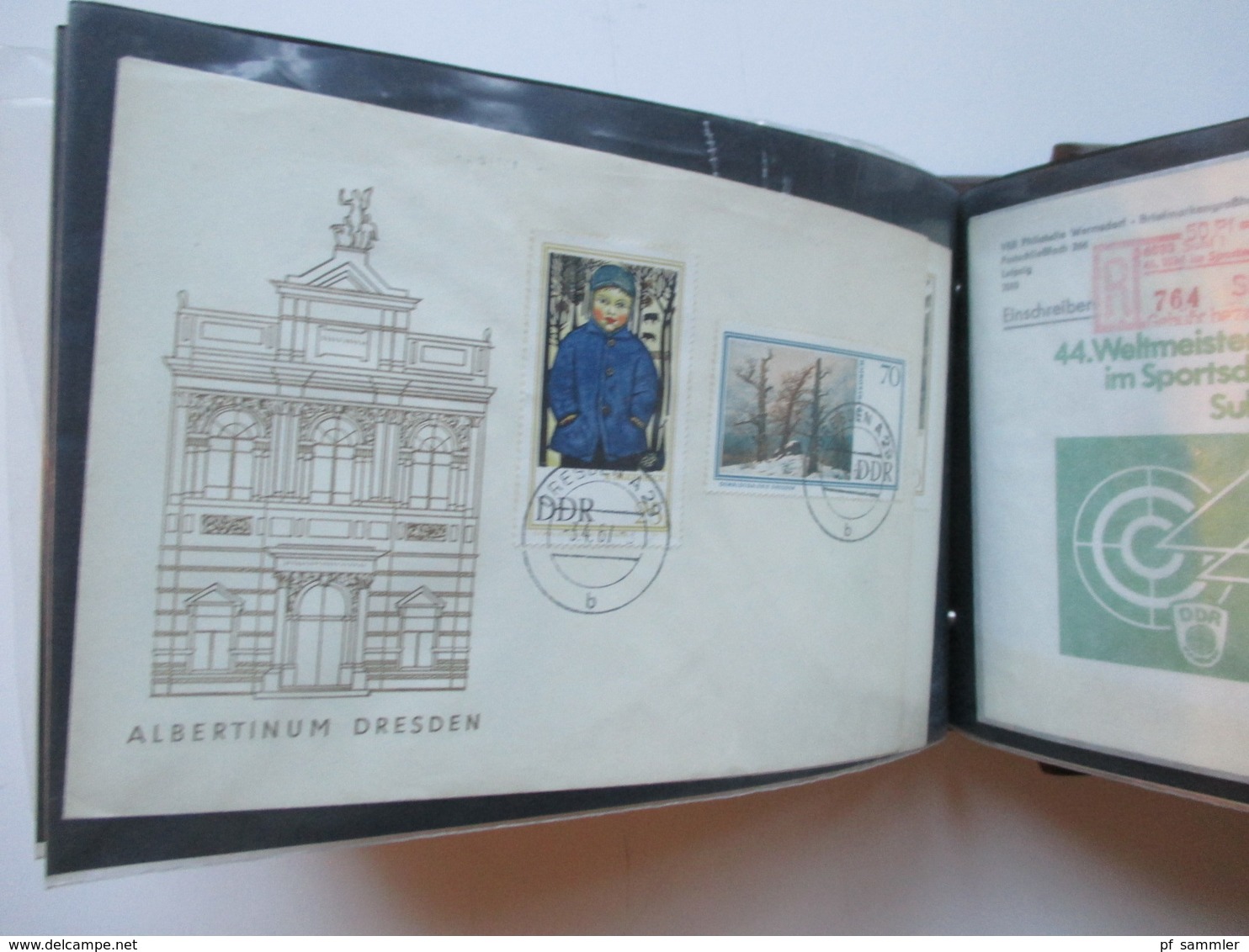 DDR Belegeposten ab 1960 Eilboten / Einschreiben / echt gelaufene FDC usw. insgesamt 85 Stk. etl.Tagesstempel Meiningen