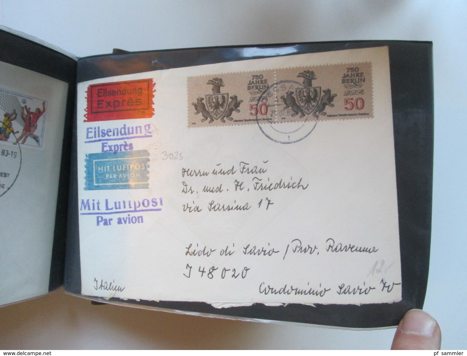 DDR Belegeposten ab 1960 Eilboten / Einschreiben / echt gelaufene FDC usw. insgesamt 85 Stk. etl.Tagesstempel Meiningen