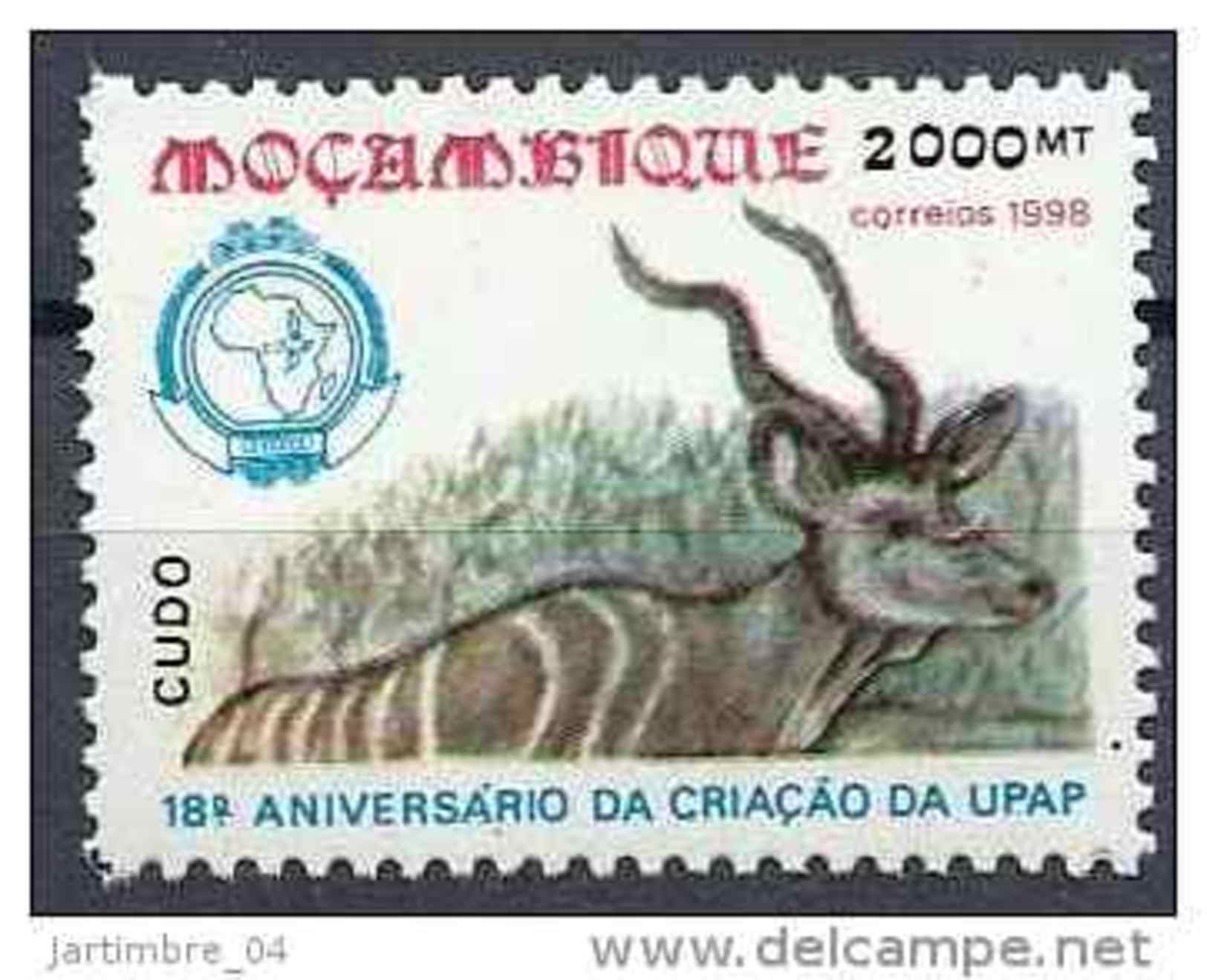 1998 MOZAMBIQUE 1370 L** Animal, Koudou - Mozambique