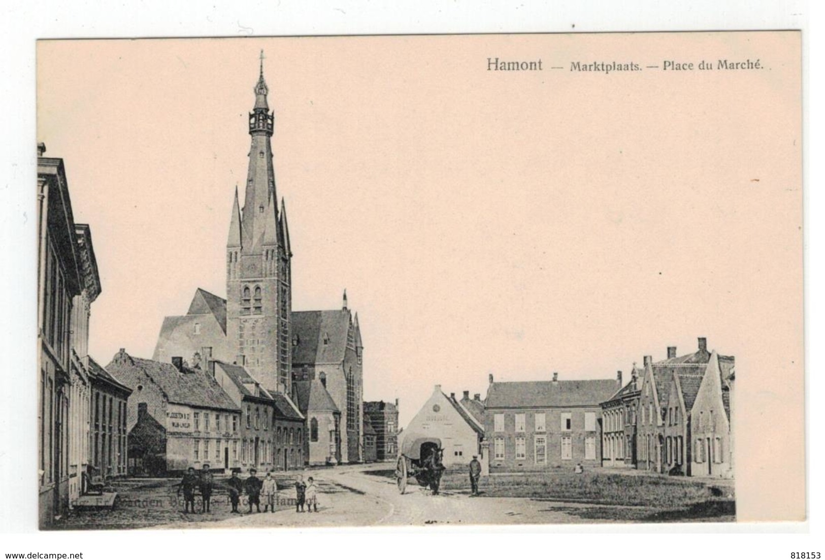 Hamont   - Marktplaats  -  Place Du Marché  Uitg.Fr.Vanden Bossche,Photo - Hamont-Achel