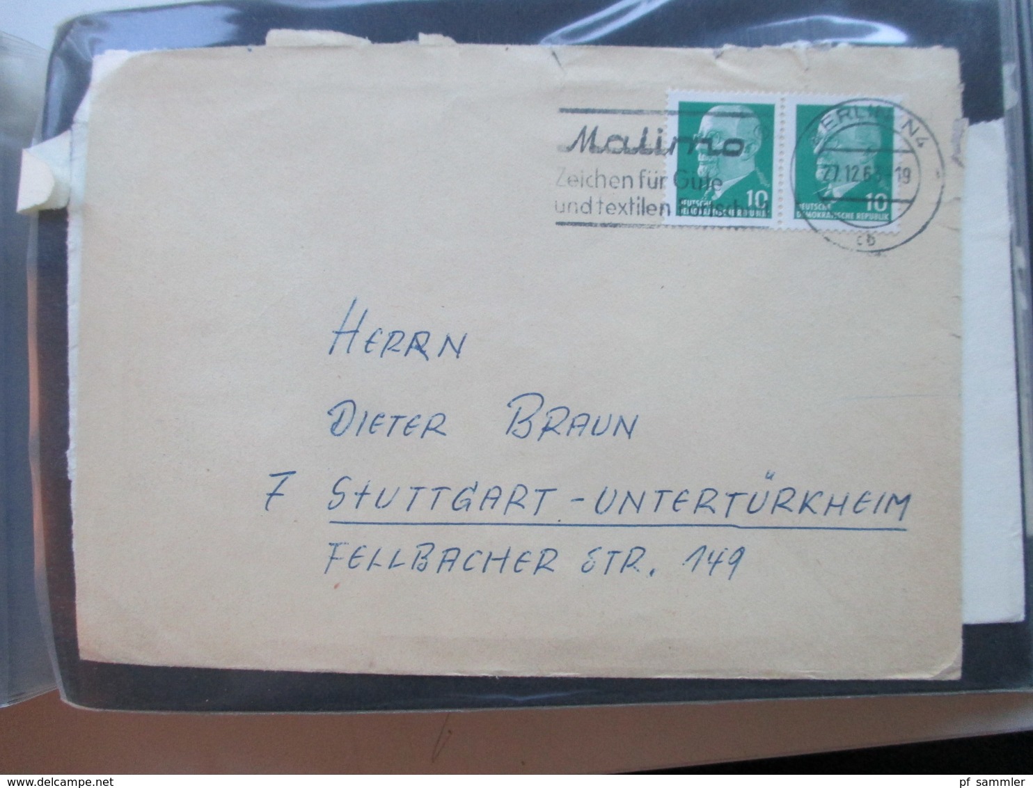 DDR Belegeposten Ulbricht / Flugpost / 5 Jahr Plan Einschreiben usw. insgesamt 60 Stk. Auch GA Ausschnitte!!