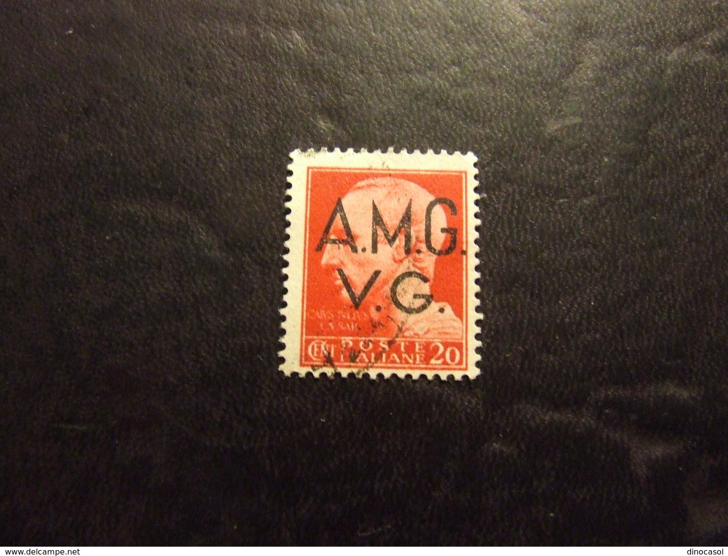 AMG-VG 1945 IMPERIALE 20 C USATO Senza Fasci - Oblitérés