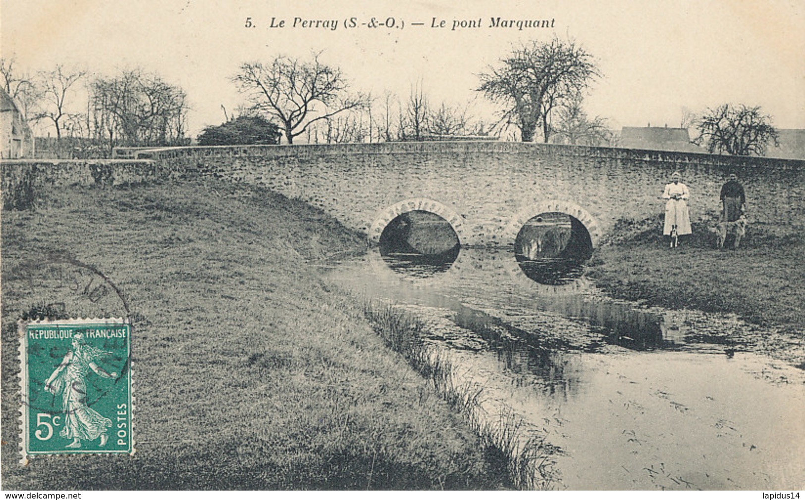 AL 952  / C P A   LE PERRAY  -  (78)   LE PONT MARQUANT - Le Perray En Yvelines