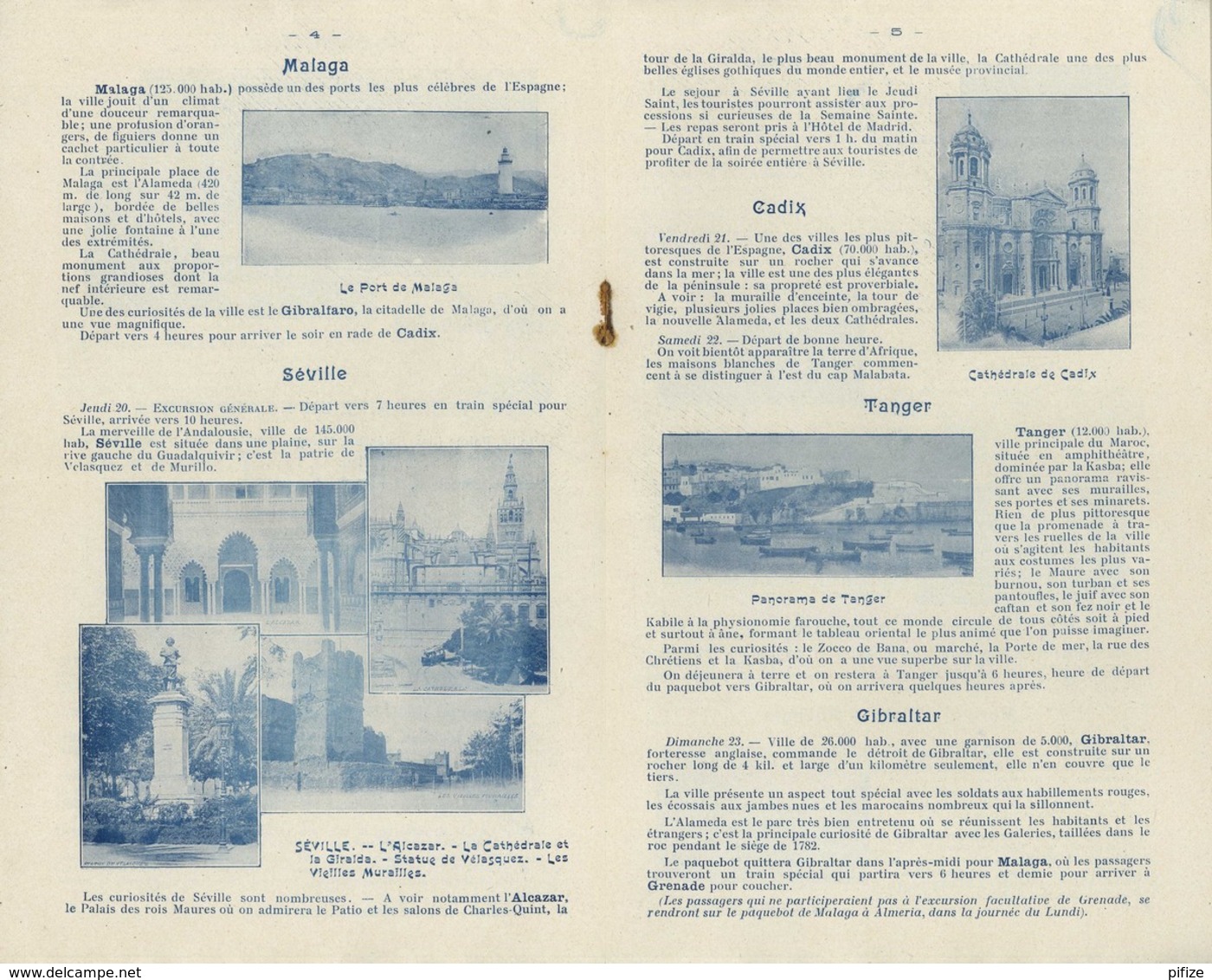 Voyages Duchemin . Compagnie Générale Transatlantique . Croisière à Bord Du Paquebot Maréchal Bugeaud . 1905 . - Programmes