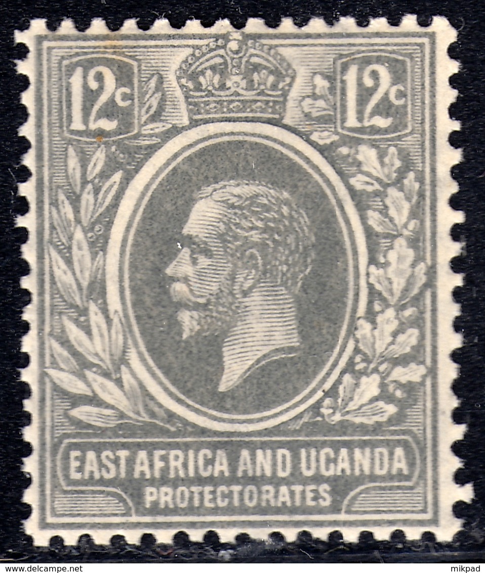 East Africa & Uganda 1921 12c SG69 - Unmounted Mint - Kenya, Uganda & Tanganyika