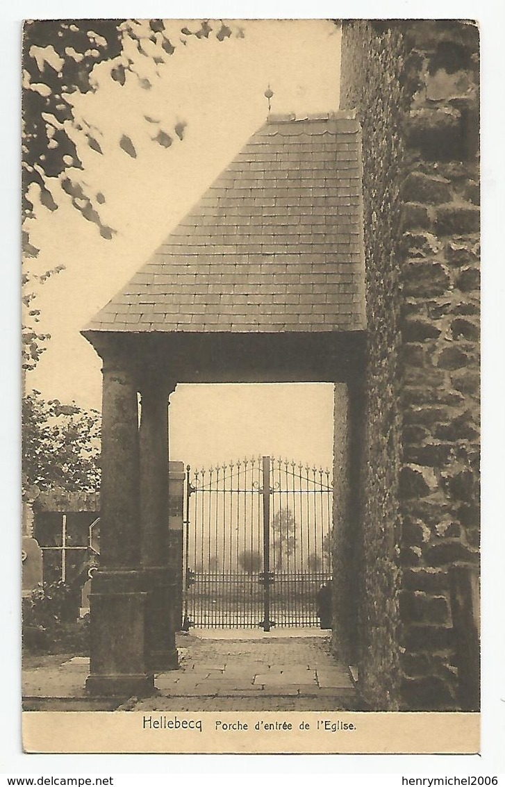 Belgique - Hainaut - Hellebecq Porte D'entrée De L'église Ed Select Photo , Ath - Ath