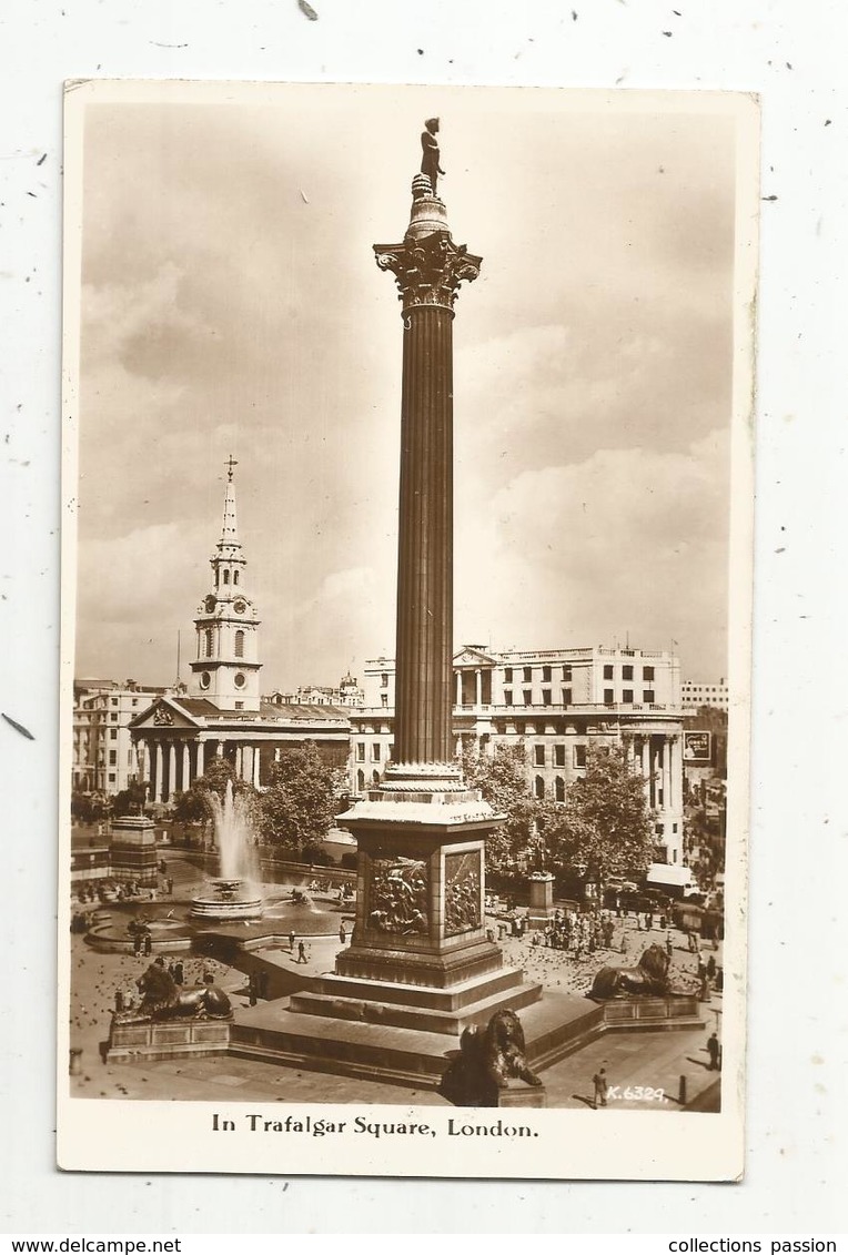 Cp , Angleterre , LONDON , Ed. Valentine , Vierge , Métier ,police , TRAFALGAR SQUARE - Trafalgar Square