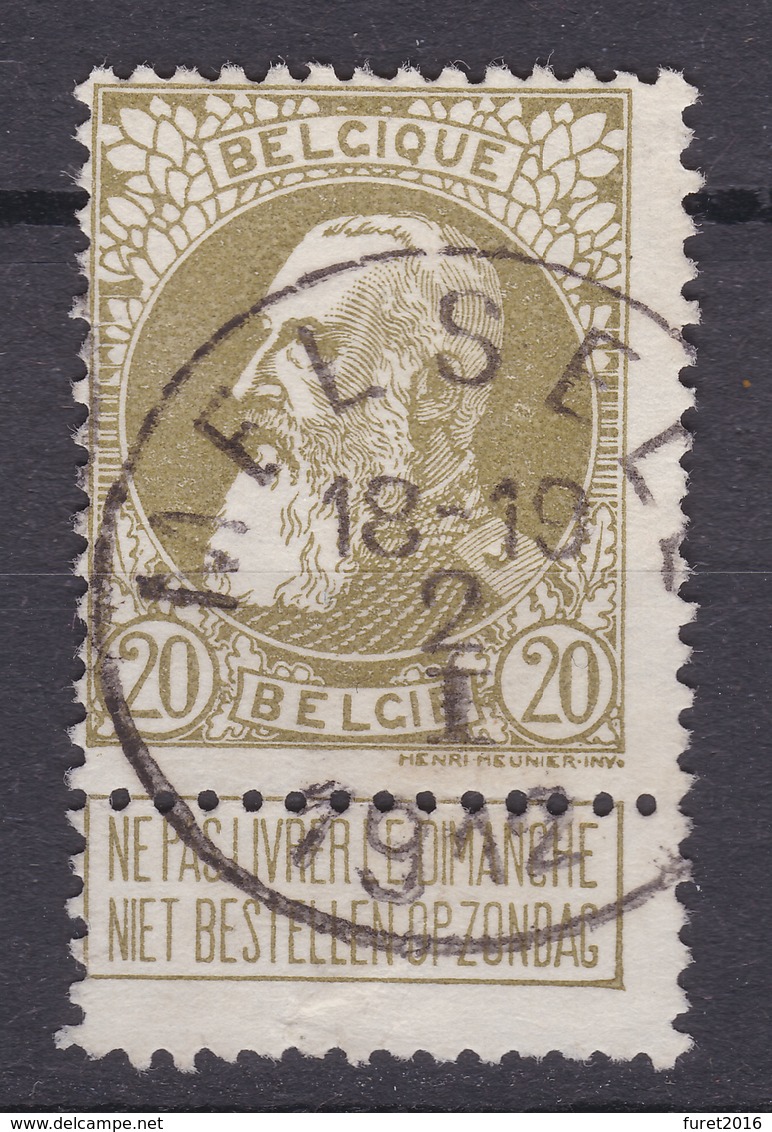N° 75 Défaut  MELSELE  COBA +8.00 - 1905 Grosse Barbe