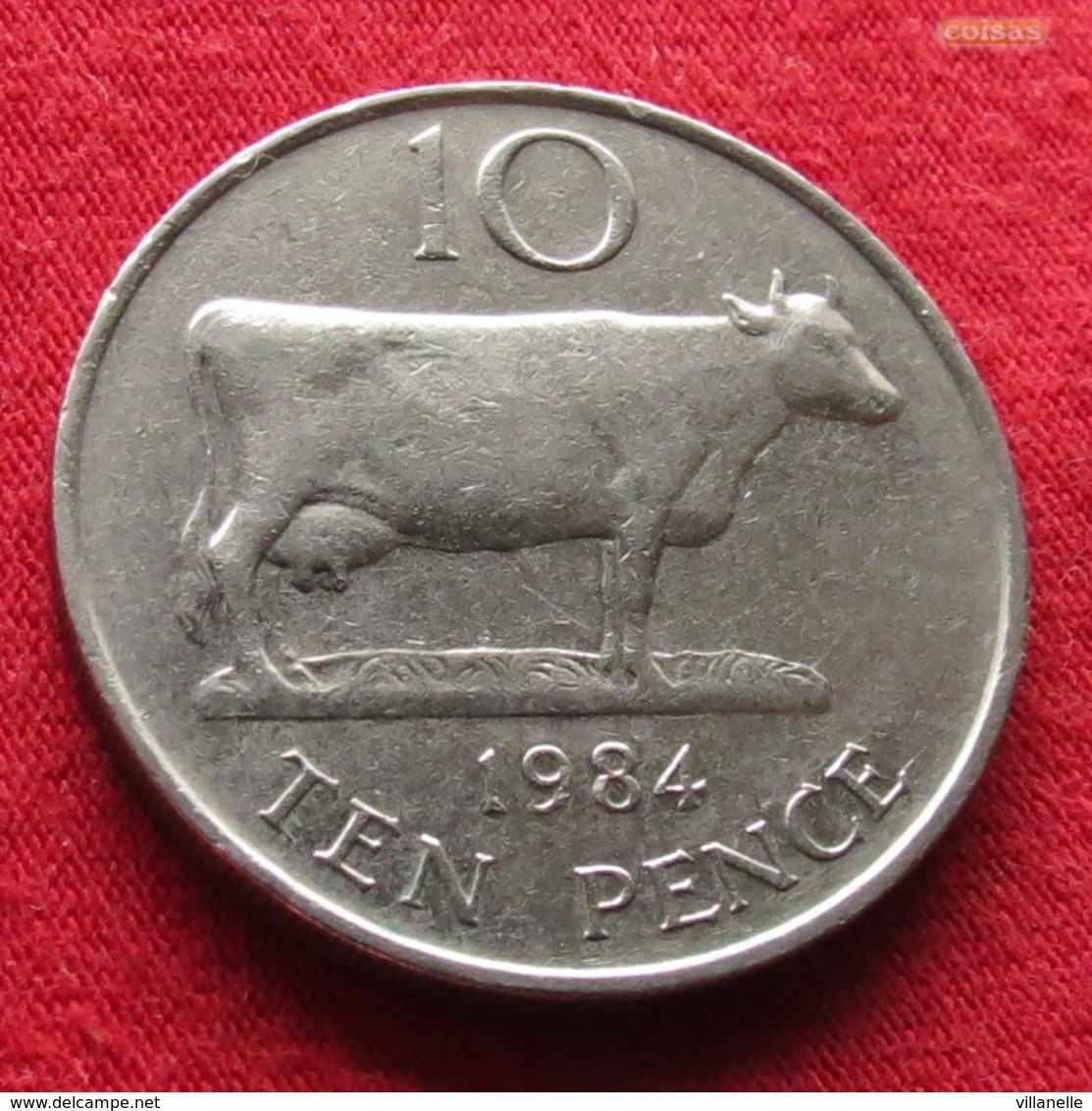 Guernsey 10 Pence 1984 KM# 30    Guernesey - Guernesey