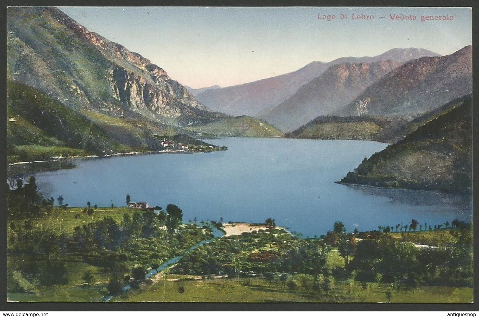 Italy-----Lago Di Ledro-----old Postcard - Trento