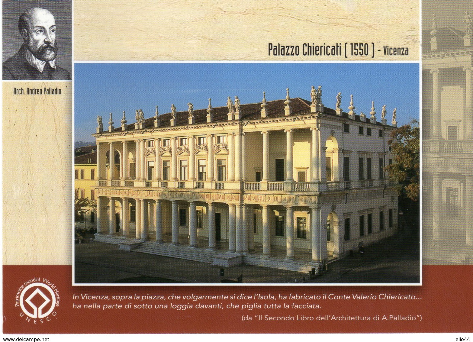 Vicenza 2008 - Vicenza Numismatica - Premio Internazionale Vicenza Palladio - - Borse E Saloni Del Collezionismo