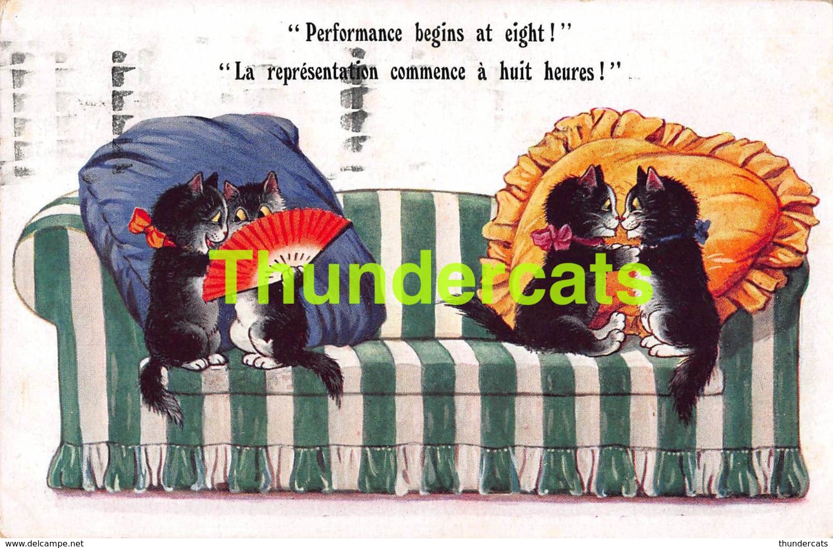 CPA ILLUSTRATEUR LOUIS WAIN CHAT CHATS ARTIST SIGNED LOUIS WAIN CAT CATS - Wain, Louis