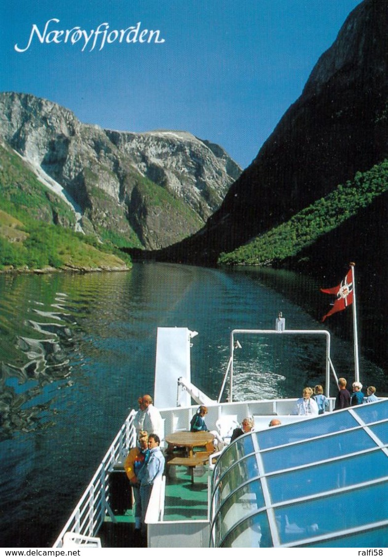 1 AK Norwegen * Der Nærøyfjord - Ein Nebenarm Des Sognefjords - Seit 2005 UNESCO Weltnaturerbe * - Norwegen