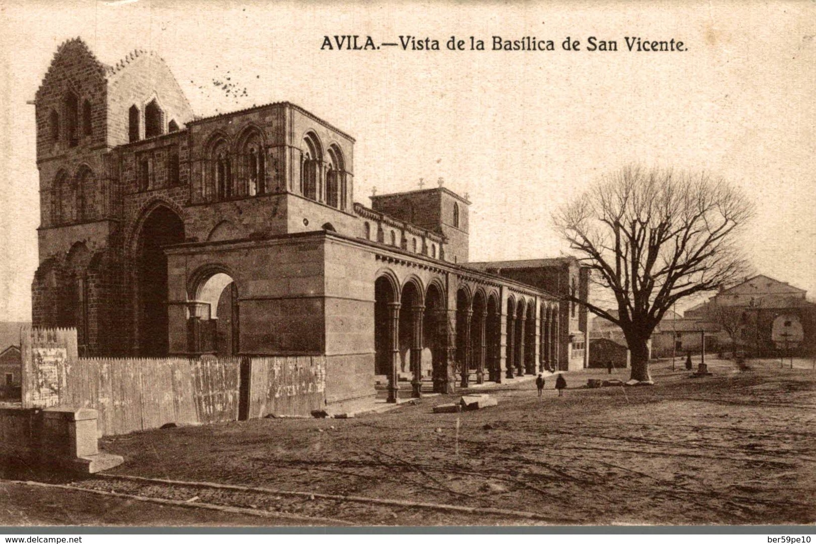 ESPAGNE  AVILA  VISTA DE LA BASILICA DE SAN VICENTE - Ávila