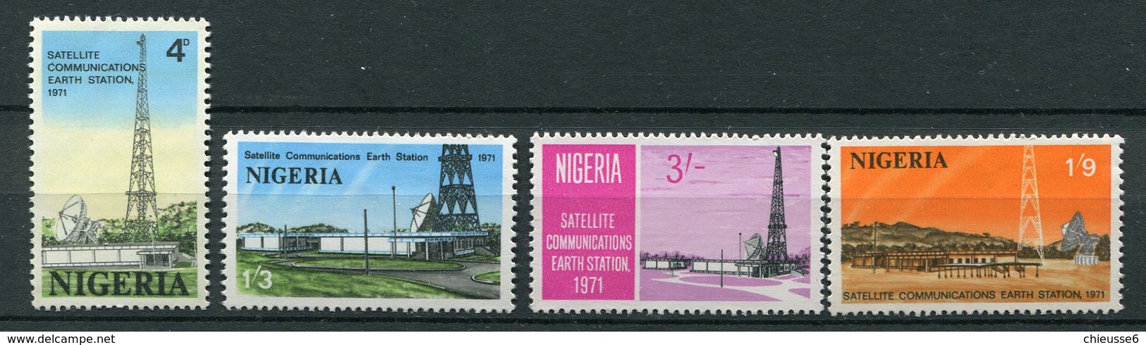 Nigéria ** N° 263 à 266 - Comm. Spatiales - Nigeria (1961-...)