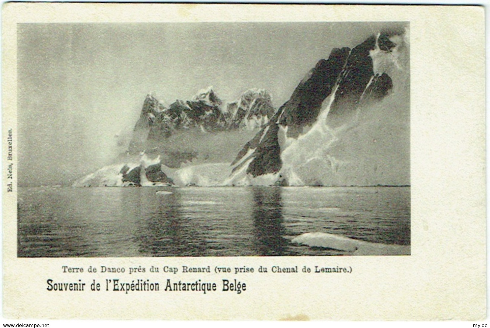 Souvenir De L'Expédition Antartique Belge. Terre De Danco Près Du Cap Renard. - Missionen