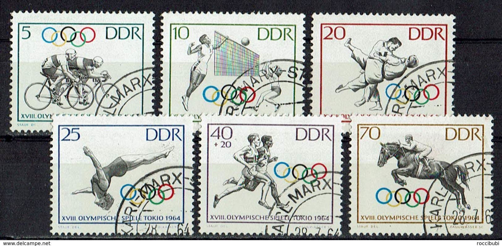 Mi. 1033/1038 O - Gebraucht