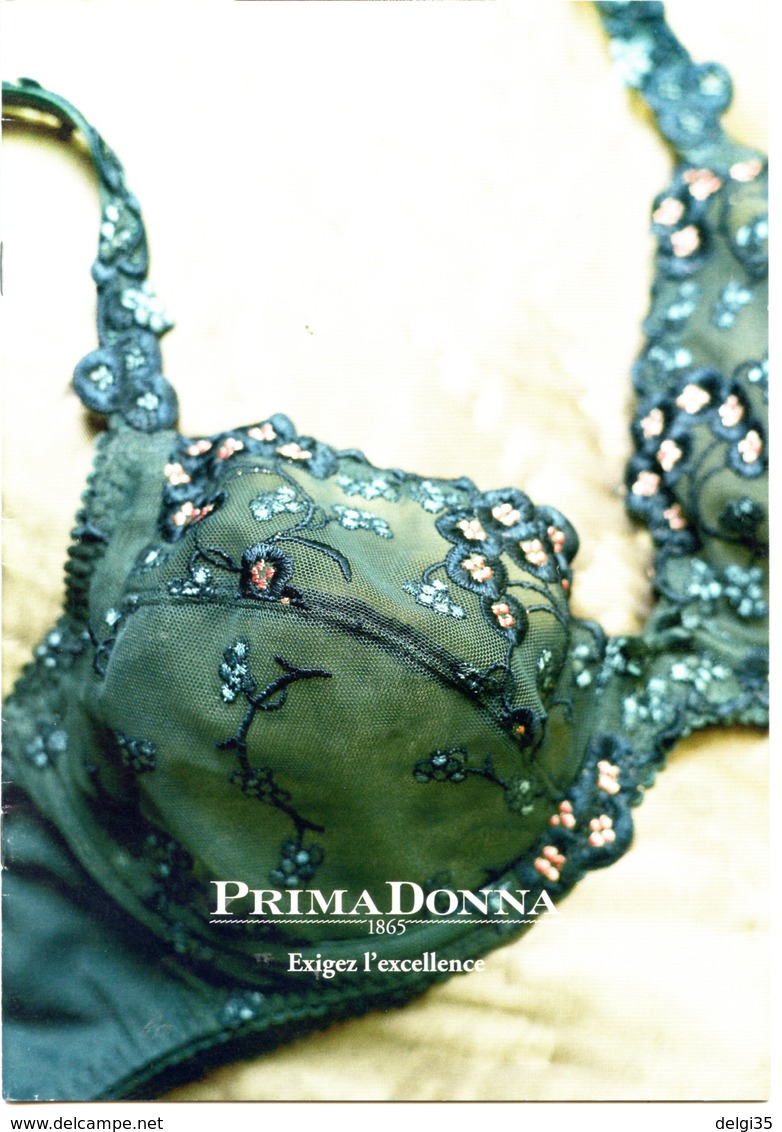 Catalogue Lingerie PRIMA DONNA ( 3 catalogues : 06/2005, 08/2006, 01/2006 )