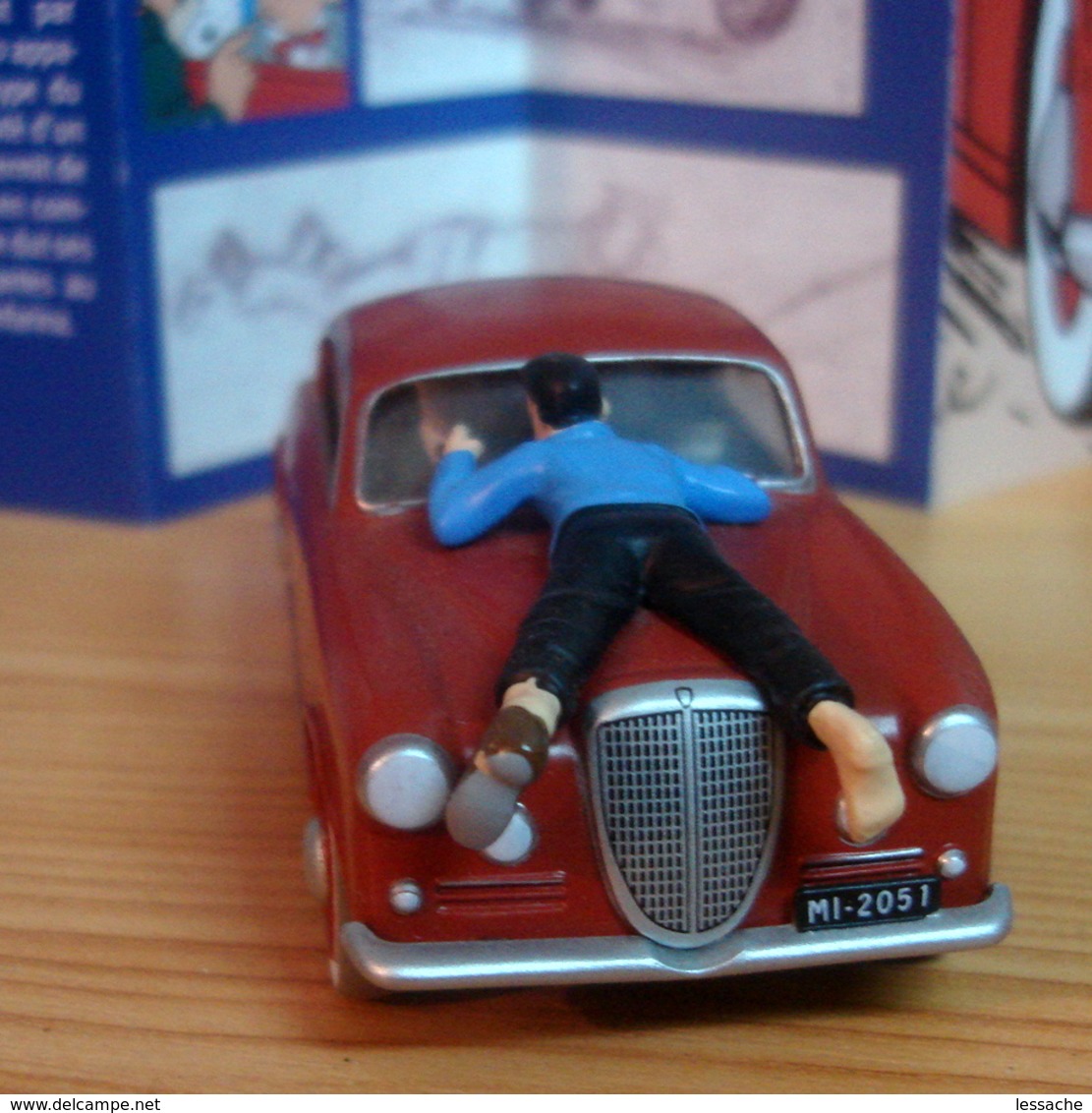 Voiture LANCIA AURELIA, 1/43 De L'Affaire Tournesol, TINTIN - Tintin