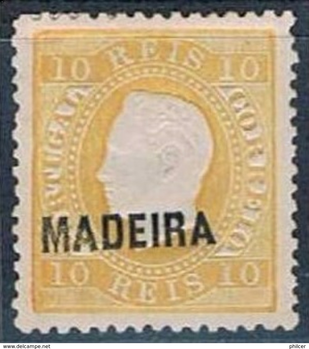 Madeira, 1871/6, # 15, Sob. A, MH - Madeira