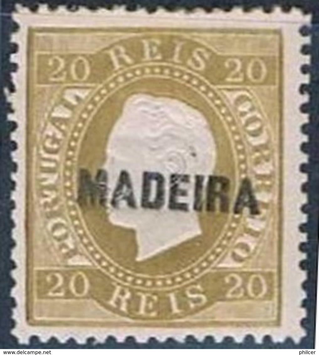 Madeira, 1871/6, # 16, Sob. A, MH - Madeira