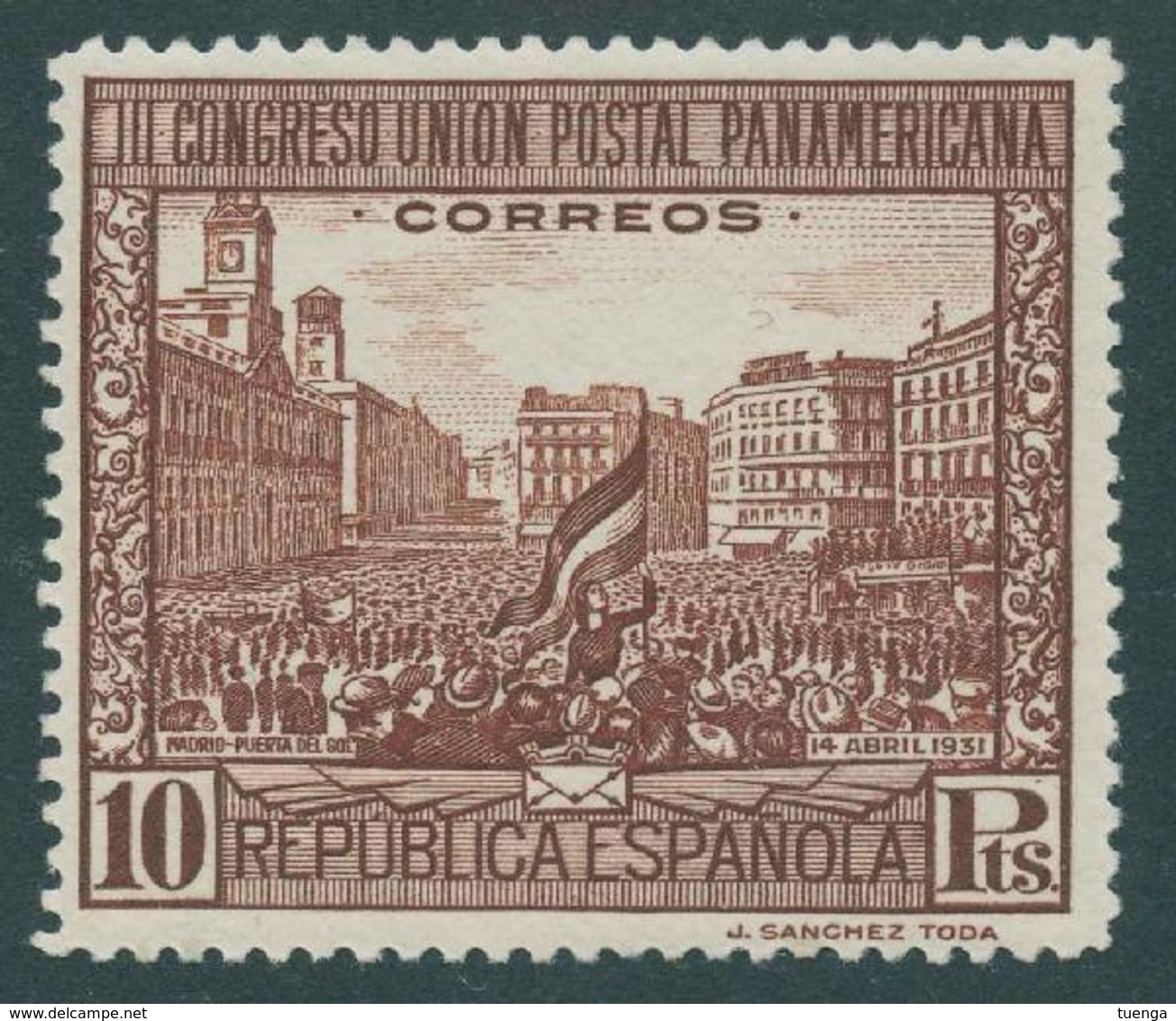 España 1931. Edifil 604/13** - Cat. 2016: 165€ - III Congreso Unión Postal Panamericana - Nuevos