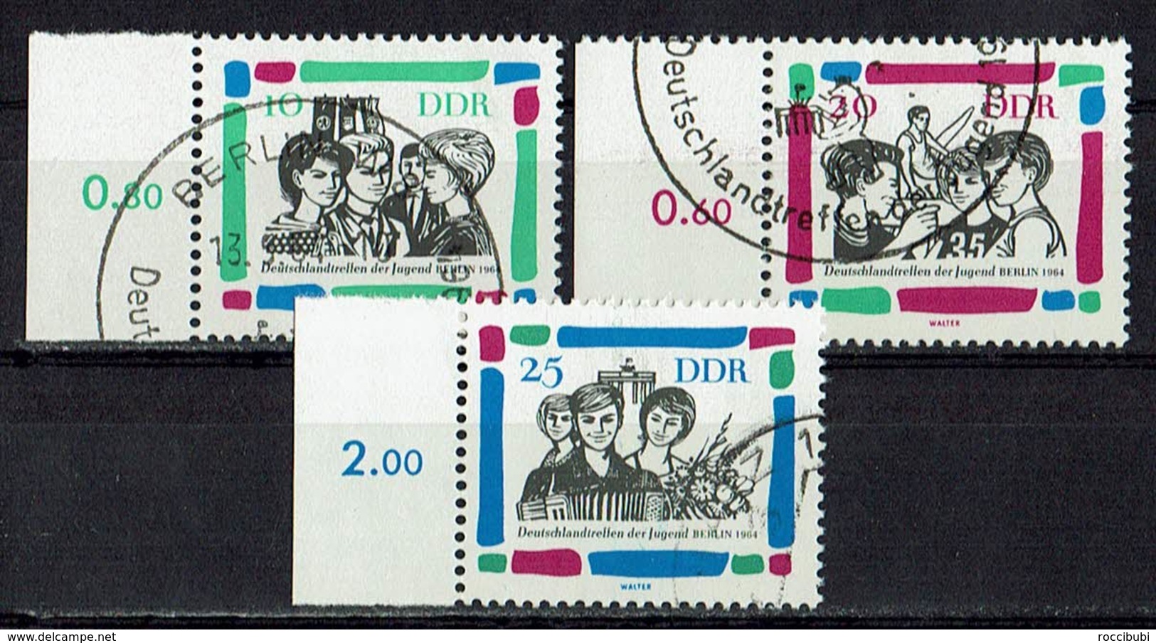 DDR 1964 // Mi. 1022/1024 O (031..886) - Gebraucht